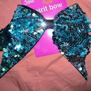 Justice Blue‎ and Silver Sequin Bow large